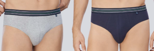 DEMONE Duo (slips Set x 2) NEW 13018 multicolor elastic waistband men's brief